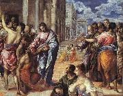 El Greco The Miracle of Christ Healing the Blind oil painting artist